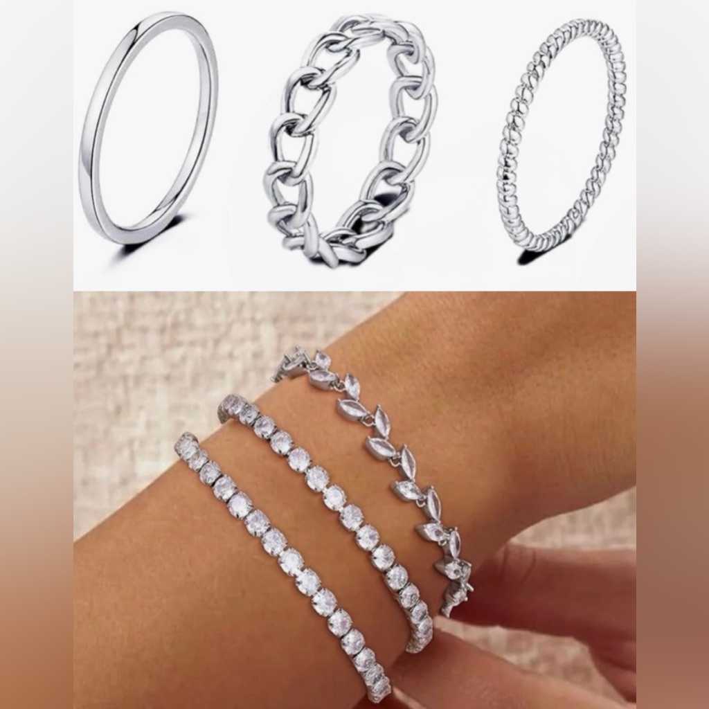 Amazon Silver Jewelry Bundle 15$